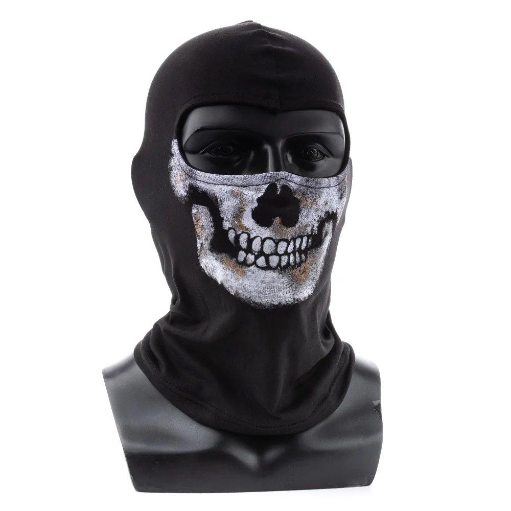 Motorräder Fahrrad Ski Schädel Sturmhaube Maske Cosplay Scary Ghost Gesicht Krieg Spiel Skelett Reiten Outdoor Kopfbedeckung Winddichte Masken – Detail 3