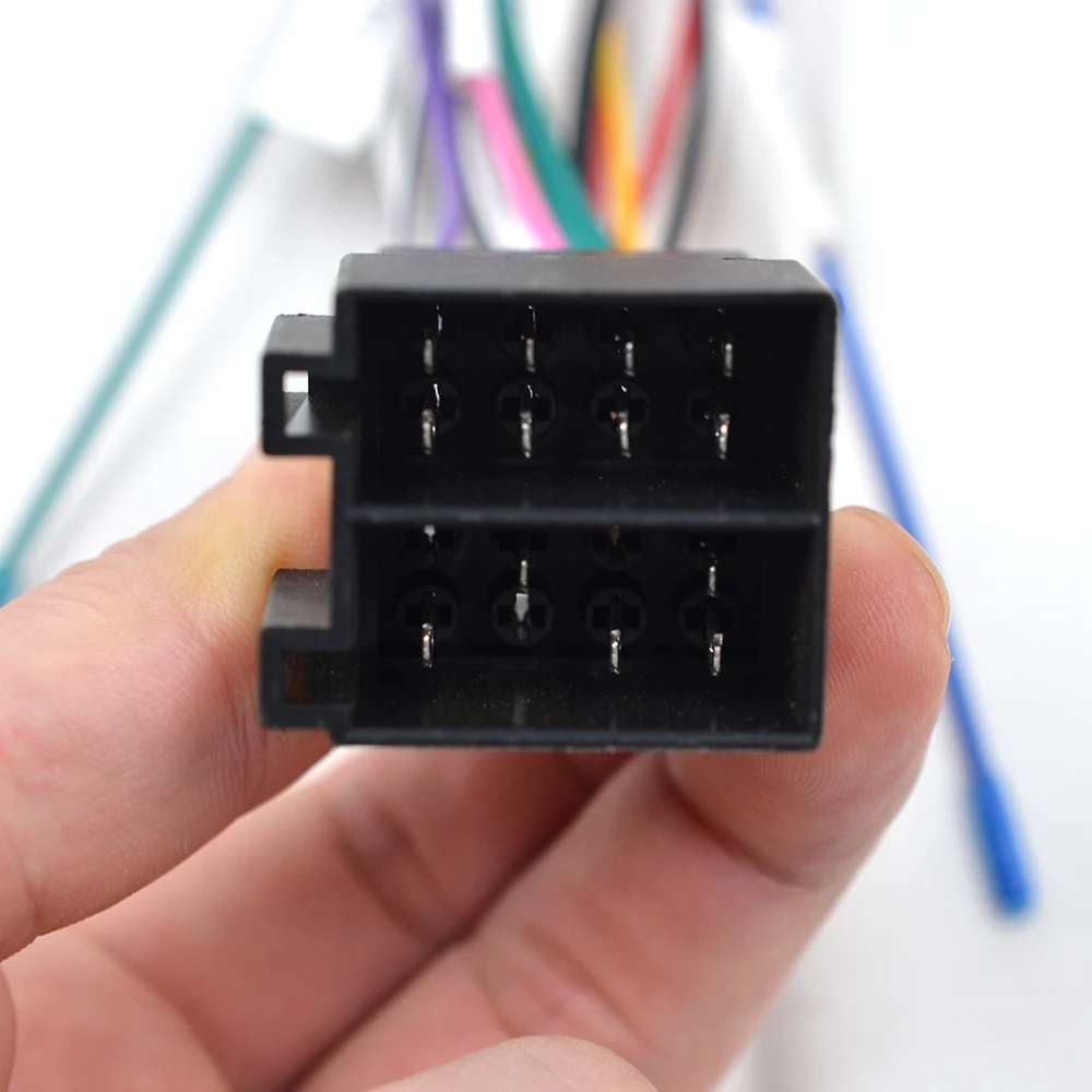 Car Android Radio Power Cable 16pin Wiring Harness Adapter Canbus Box Decoder For Peugeot 206 207 307