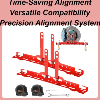 Plaques d’orteils robustes, outil d’alignement des roues, plaques d’outils d’alignement des orteils, alliage d’aluminium, mesures précises de l’alignement des roues