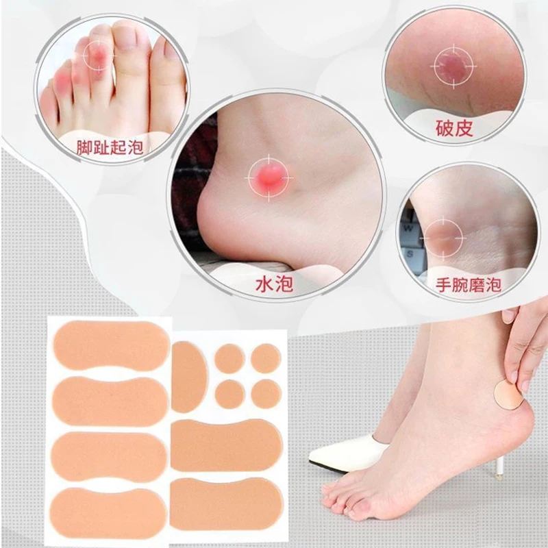 4/7pcs Children Bandages Invisible Skin Cotton Anti-friction High Heels Sticker Waterproof Breathable Soft Sports Travel Care