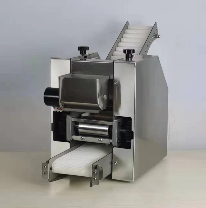 dumpling wrapper machine round Stainless steel electric wonton Skin maker slicer machine rolling press pastas commercial 220110v
