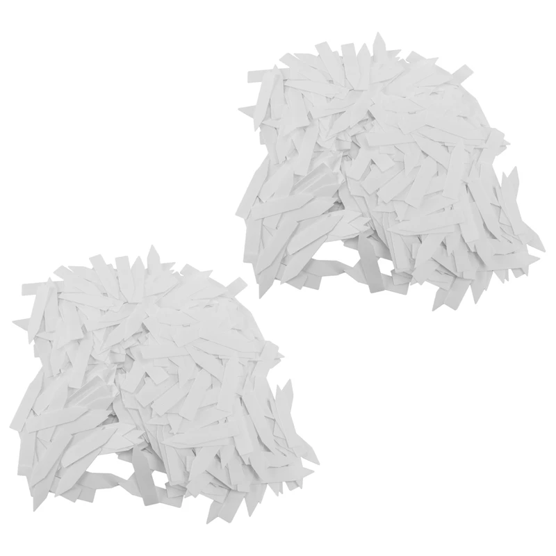 1000 Pcs Reusable Pvc Plant Tag Label Tree Fruit Seedling Garden Flowerpot Plastic Label Sign Sorting Tool 