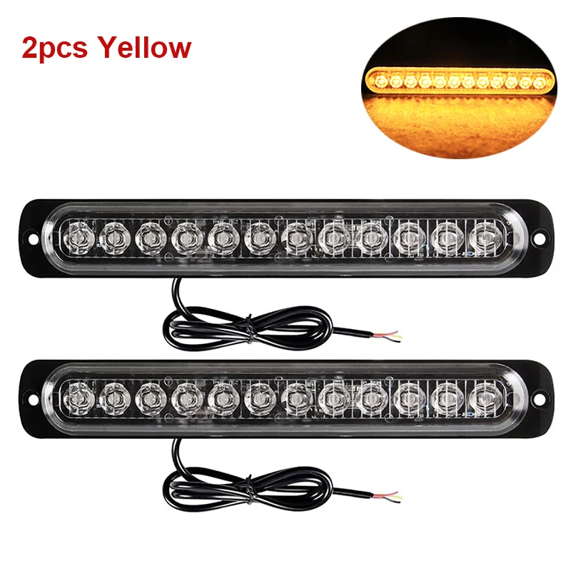2Pcs Yellow