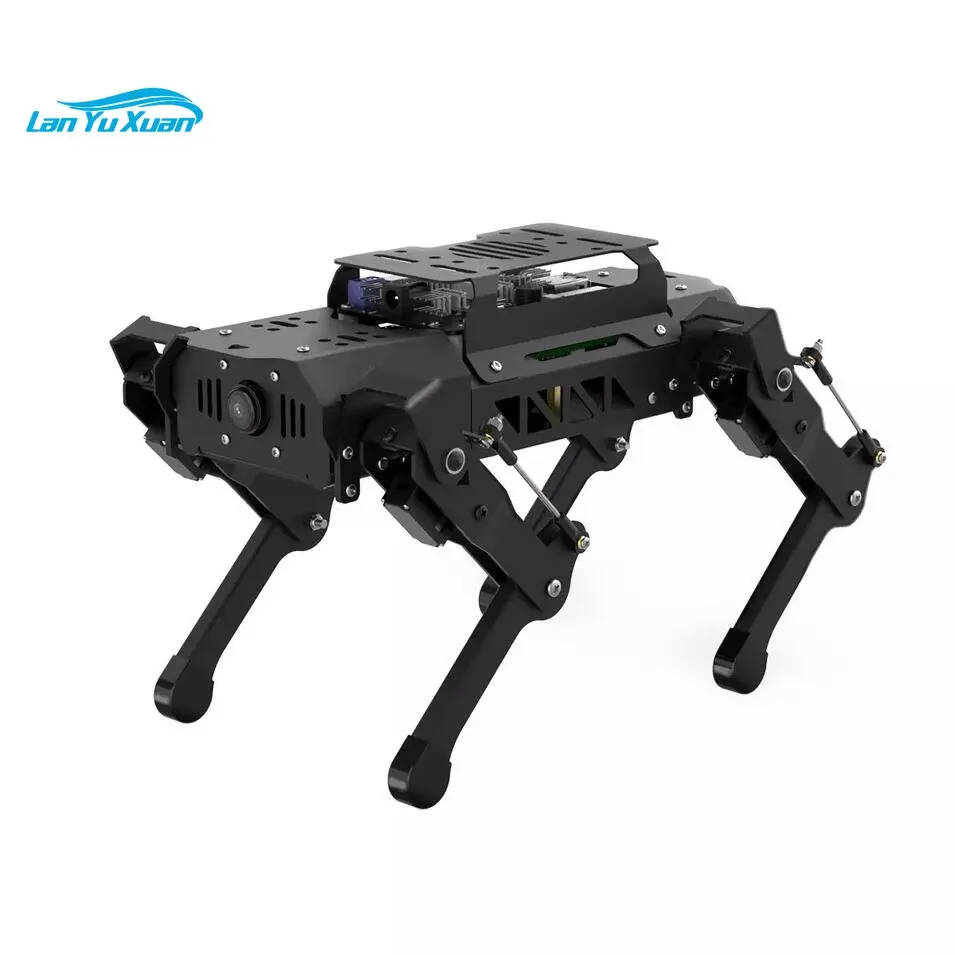 

ROS robot quadruped robot dog PuppyPi bionic 4-legged intelligent programming AI visual recognition Raspberry Pi 4B/4G