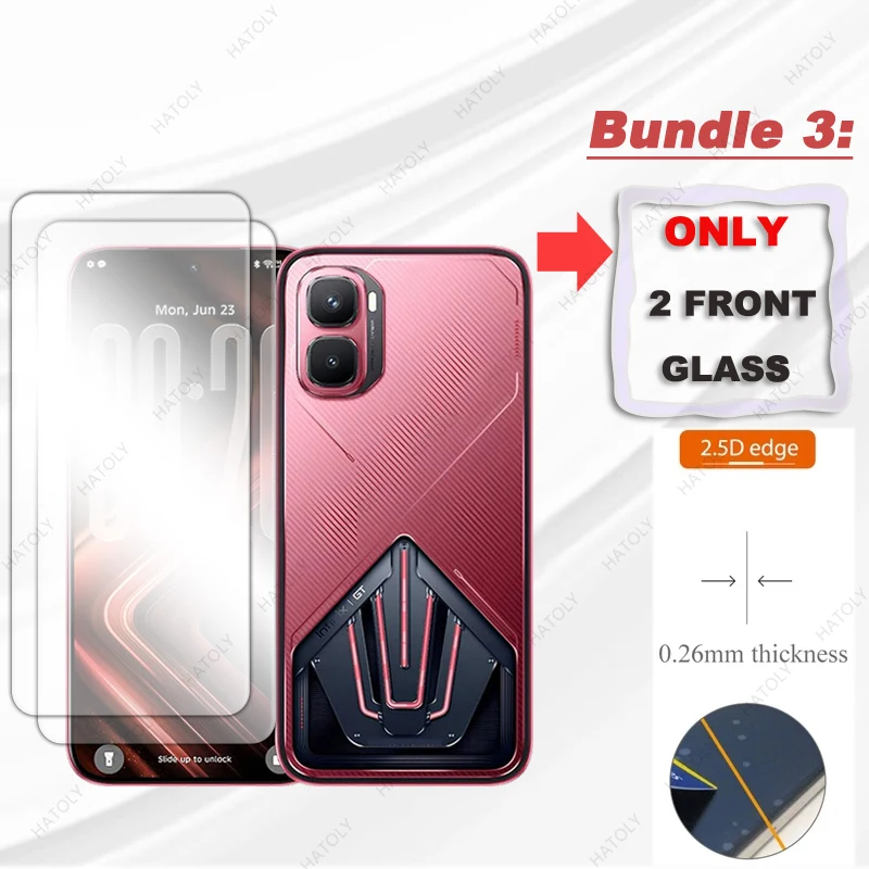 HD Clear Protective Film and Camera Lens Protector (1-4 Pack)