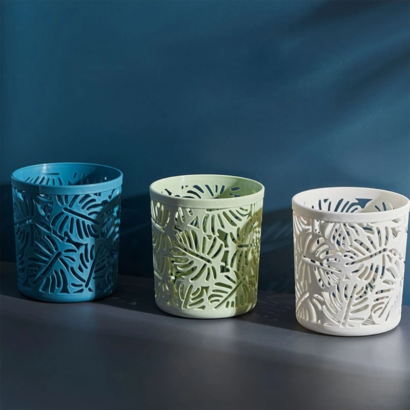 Pen Holder Creative Hollow Leaves for Pencil Brush