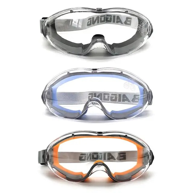Lunettes de sécurité antibuée de qualité industrielle, lunettes de laboratoire à verres transparents antibuée adaptées aux lunettes pour hommes et femmes, protection des yeux 1