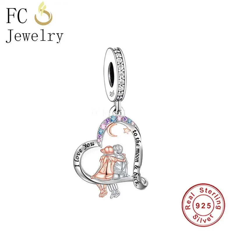 FC Jewelry Fit Original Pan Charms Bracelet 925 Silver Brother