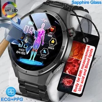 For HUAWEI Laser Diagnosis Uric Acid Blood Fat Physiotherapy Smart Watch Men Body Fat Blood pressure ECG+PPG Pulse Health Watchs 1