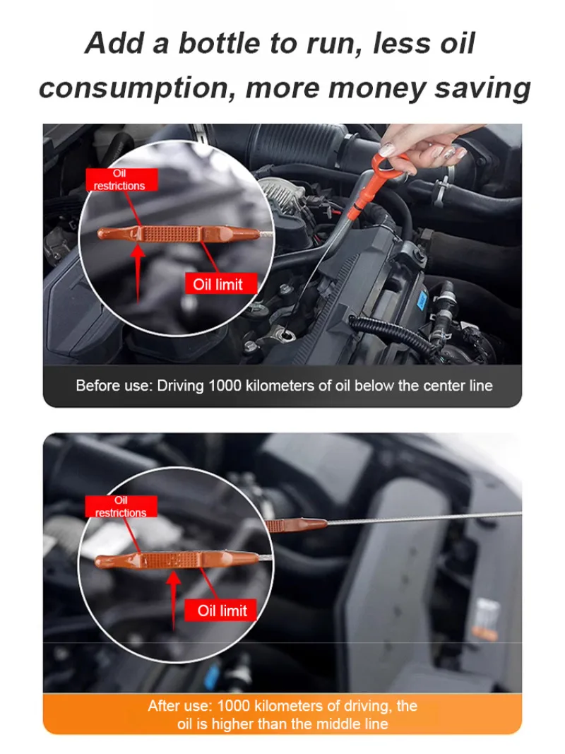 Car Oil Engine Noise Shake Restorer Heavy Vibration Winds AntiWear Protection Oil Additive