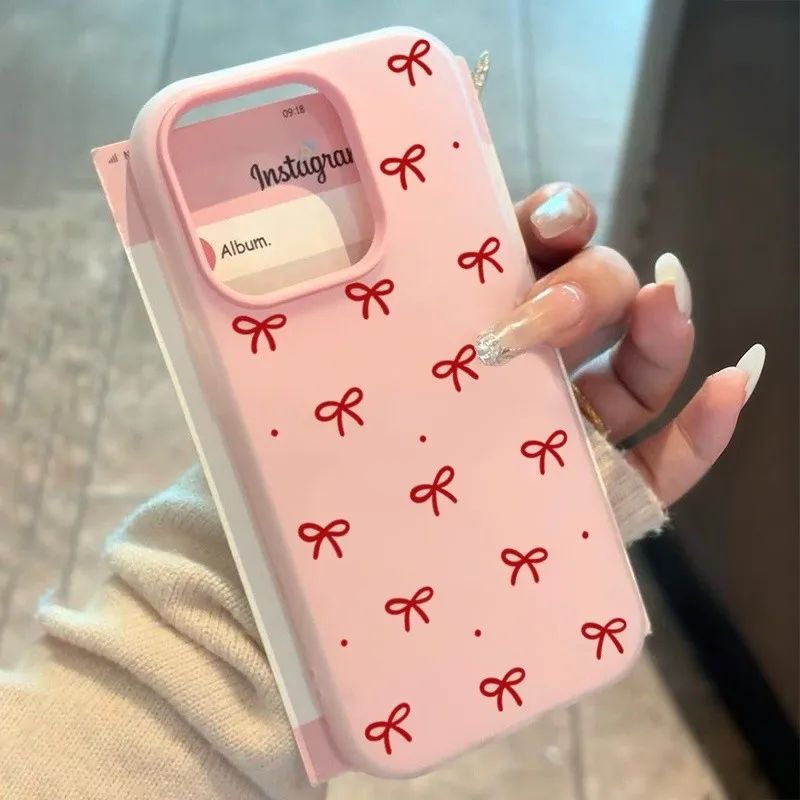 Cute White Striped Blue Shockproof Candy Color Matte Phone Case with Full Protection