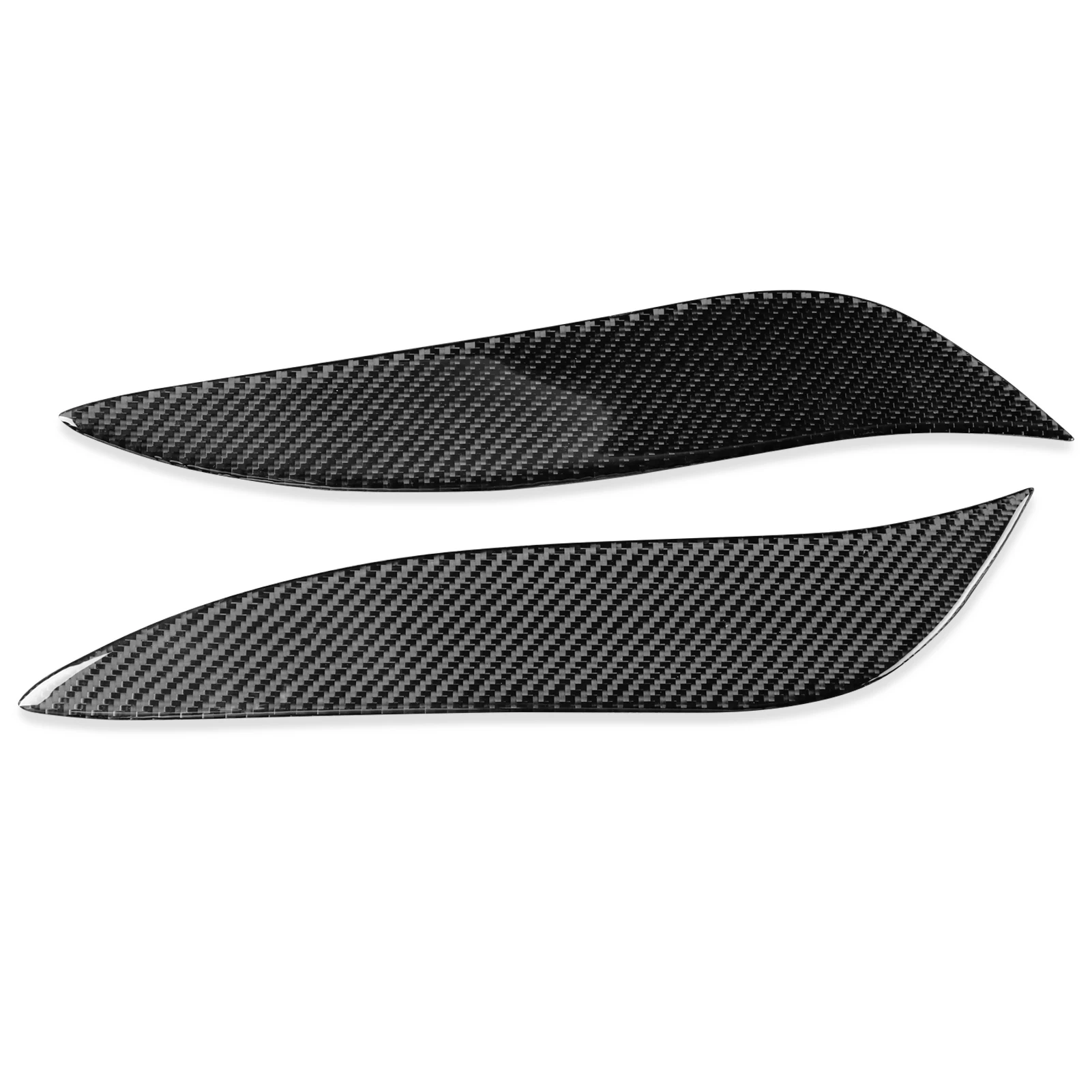 

2 Pcs Carbon Fiber Car Headlights Eyebrow Eyelids Trim Cover for Toyota Corolla 2008-2011 Car Stickers Eyelids Trim Cover