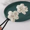 Shell Flower Magic Bun Maker Flower Bud Head Bun Maker Bow Pearl Hair Pin Lazy Hair Dish Artifact Women Hair Styling Braiders 6