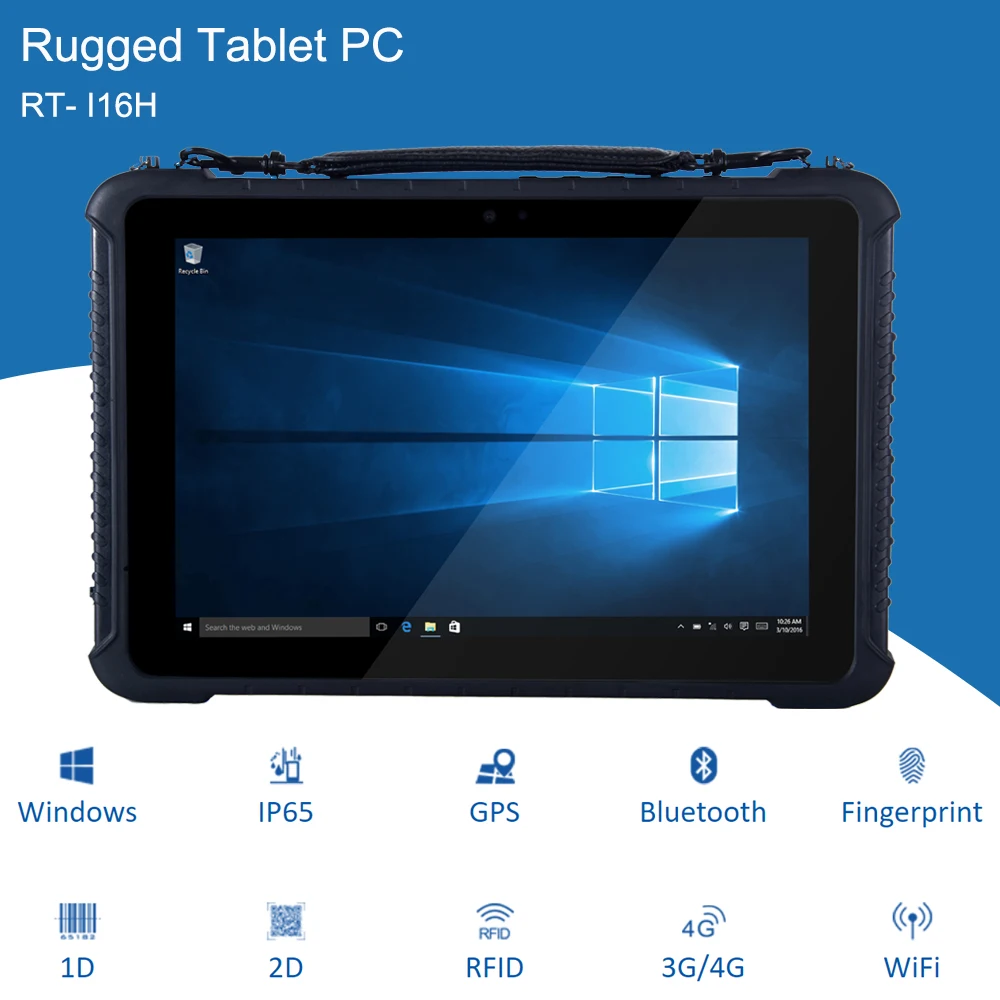 

Windows 10 прочный водонепроницаемый ударопрочный с 2D сканером 4G 10-дюймовый промышленный планшетный ПК GPS 128G