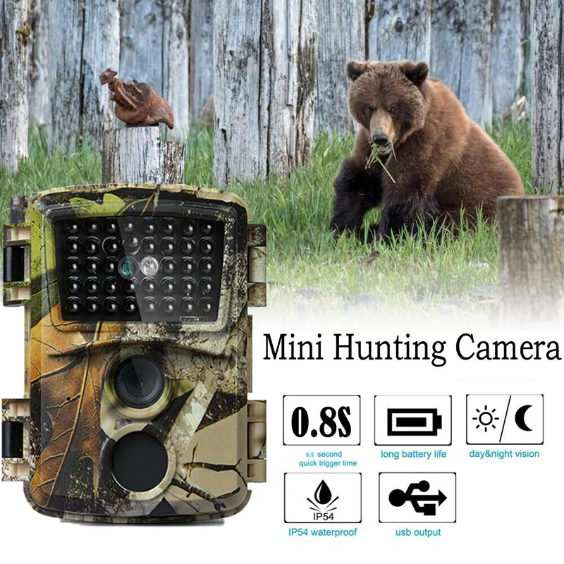 Outdoor Trail Hunting Camera 12MP 1080P Infrared Night Vision Waterproof Trap