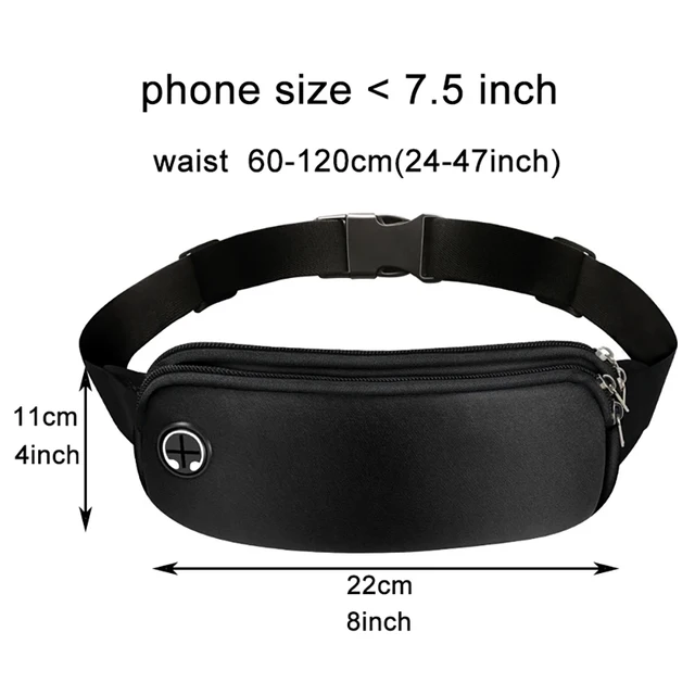 Running Belt Waist Bag Sports Fanny Pack Women Men Phone Pouch Gym Banana Bags Run Accessories 3