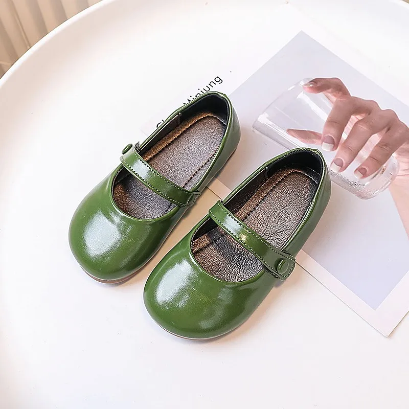 New Kids Shoes Children Casual Shoes Baby Girls Princess Toddler Flats First Walker Moccasin Loafers Mary Jane