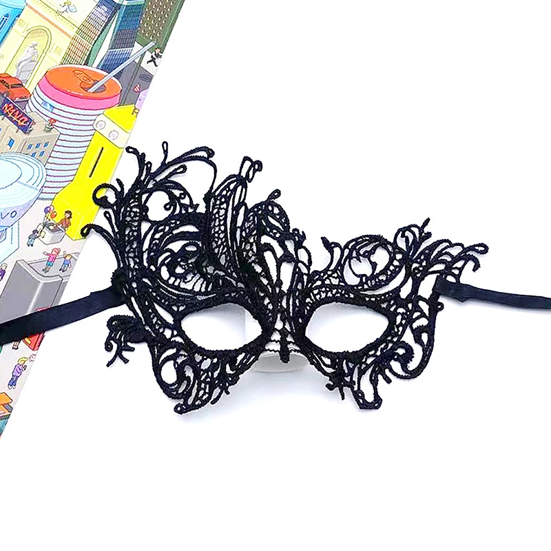 Halloween Half Face Mask Luxury Masquerade Women Dress Christmas Party Cosplay Decoration Eye Mask Nightclub Lace eye mask face mask halloween mask party masks masquerade mask 3d printed mask 3d face masks superhero mask lace masquerade mask