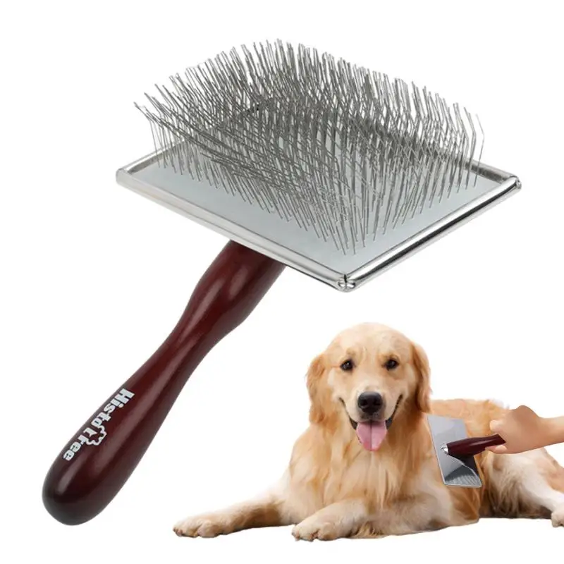 

Cat Grooming Rake Dog Brush For Shedding Dog Grooming Comb Pet Grooming Tool Dog Massage Clean Tangled Brush Dog Hair supplies