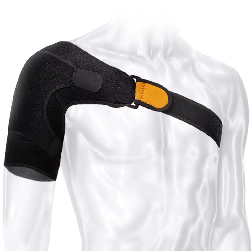 Adjustable Left/Right Shoulder Support Compression Shoulder Brace Warmer Protector Strap Guard Torn Rotator Cuff Joint Pain silicone shoulder pad shoulder pads