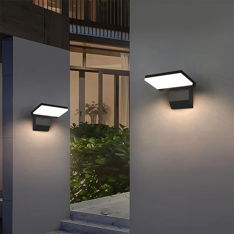 Modern Outdoor Wall Lamp LED waterproof IP65 Sensor Wall lights Garden Courtyard Balcony Corridor Porch Bedroom Indoor Lamps