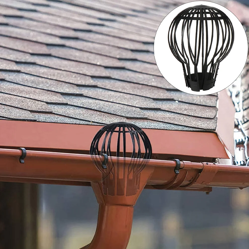 8 Pcs Drain Grill Rooftop Filter Protector Cover Gutter Downspout Screen Anti- Drainage Round Net Caps Grille