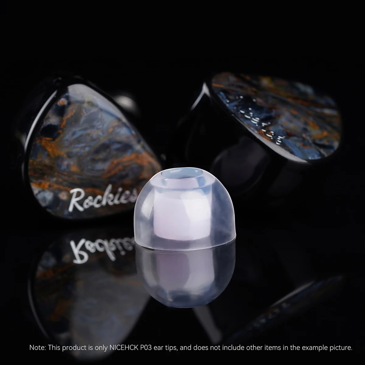 NICEHCK P03 Transparent Liquid Silicone Noise-Canceling Ear Tips - Soft and Safe Earphone Accessories