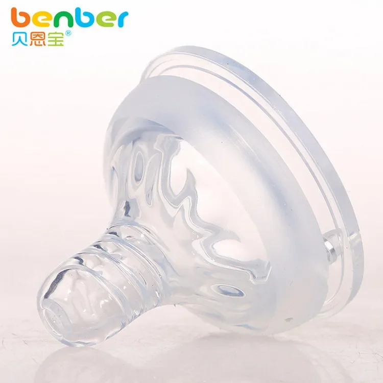 For Philips Avent Realistic Baby Silicone Nipple Soft Touch Wide Caliber Liquid Feeling Cross Hole Baby Bottle Accessories