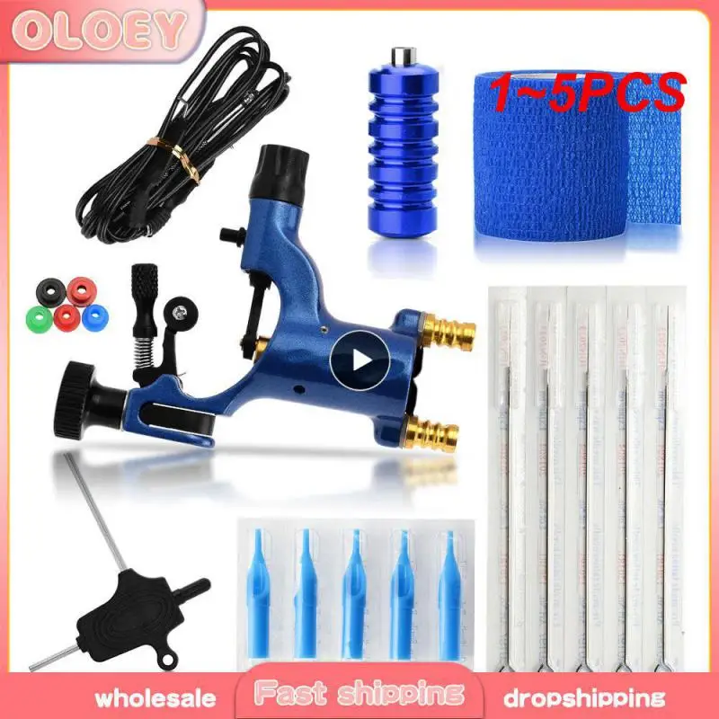 

1-5 шт., набор инструментов для татуировки, 5 игл