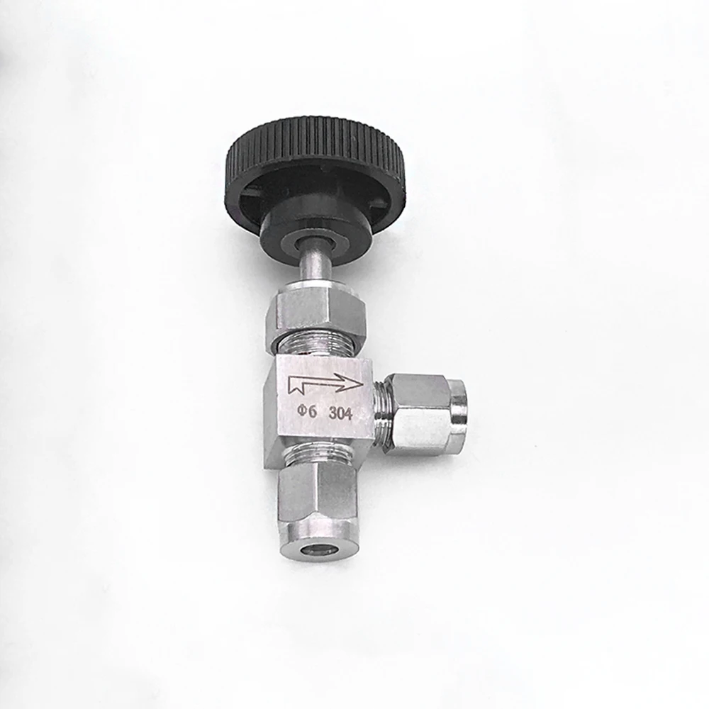 

Fit 3 6 8 10 12mm 1/8" 1/4" 3/8" 1/2" OD Tube Compression 304 Stainless 90 Angle Elbow Needle Valve Crane Water Gas Oil Propane