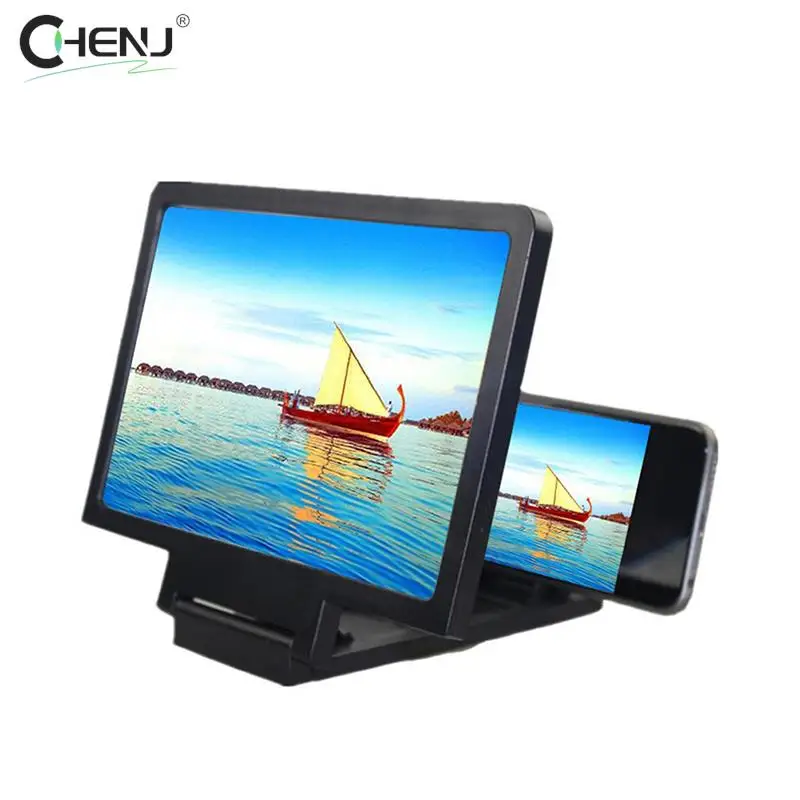 3D Cell Phone Screen Magnifier HD Video Amplifier Stand Bracket Phones Screen Magnifier For Smartphones Mobile Phone Accessories phone screen amplifier