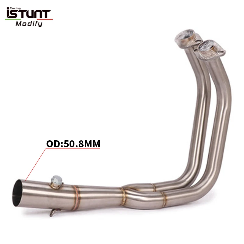 For Kawasaki Vulcan 650S S650 VN650 EN650 Front Link Motorcycle Exhaust Escape Moto Modified Stainless steel Pipe Full System - Image 3