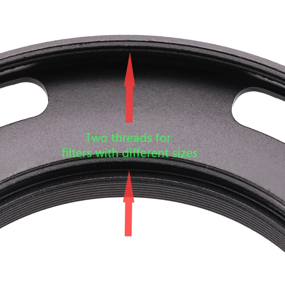 Camera Lens Hood Metal Wide Angle Screw-in 37 39 40.5 43 46 49 52 55 58 mm