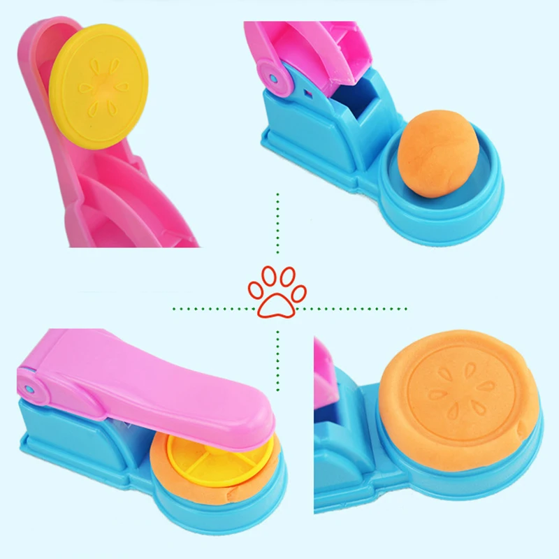 Play Dough Accessories Set for Kids Playdough Tools with Various Plastic Molds Rolling Pins Cutters Clay Model for Children Kids 3
