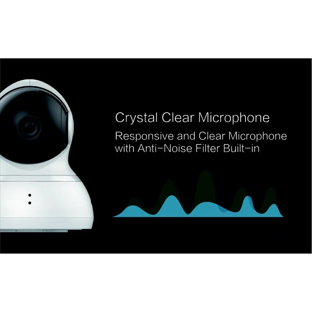 YIDome 1080p HD Camera CCTV IP 360° Detection Wifi Wireless Night Vision IR Two-Way Audio Security Surveillance System 4