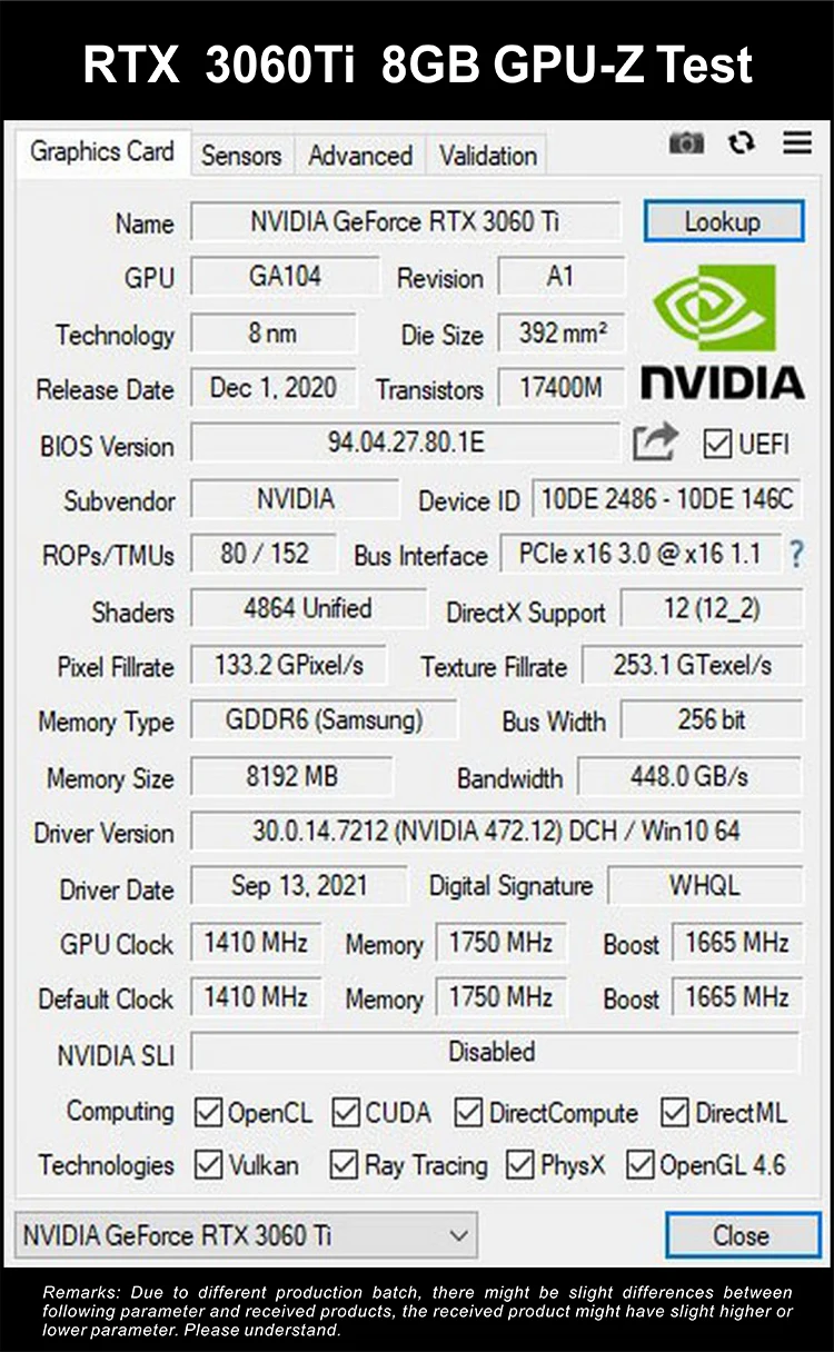 S6d2eacfaf3f9471b8e1addb6cdf0a9fdn Kinology Graphics Card Nvidia GeForce RTX3060Ti 8G GDDR6 Video Memory Gaming Cards PCIEx16 3.0 256Bit Desktop Computer Card