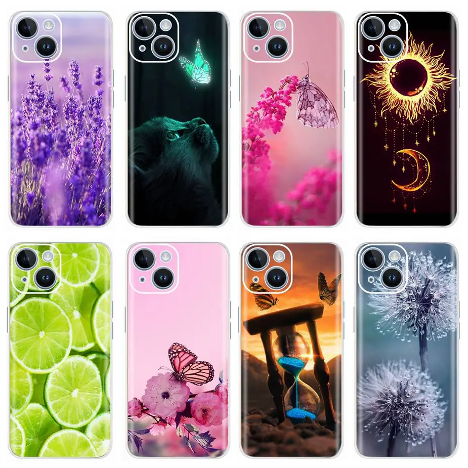 Per Iphone 14 Case 2022 New Fashion Cover Colorata Verniciata Custodia Morbida E Sottile Per Iphone 14 Pro Max Iphone14 Plus Coque Bumper