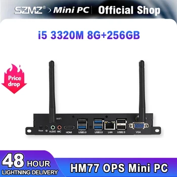 OPS 11 미니 PC i3, i5, i7 프로세서, 8g 128 256GB SSD, 윈도우 10 지원, 와이파이 기가비트 이더넷 VGA HDMI 디스플레이, USB 3.0 포트