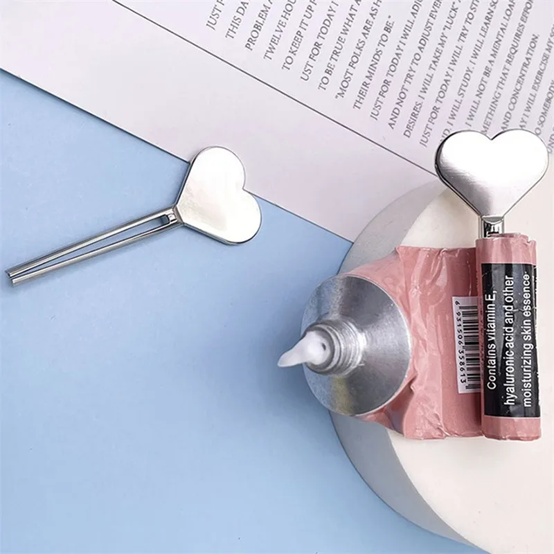 Metal Manual Toothpaste Squeezer Stainless Steel Dispenser Tube Squeezer Hand Cream Tube Key Roller Set Bathroom Accessories 2