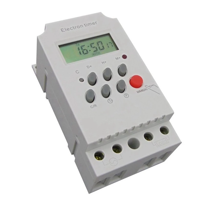 KG316T-II Din Rail Microcomputer Time Control Switch AC 220V 25A DIGITAL TIMER SWITCH