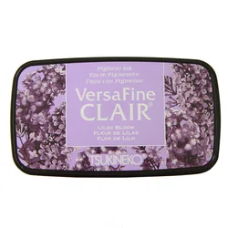 VersaFine CLAIR Quick - Dry Ink Pad - 24 Vibrant Colors for Detailed Stamping and Card Making (103 - Lilac flower)