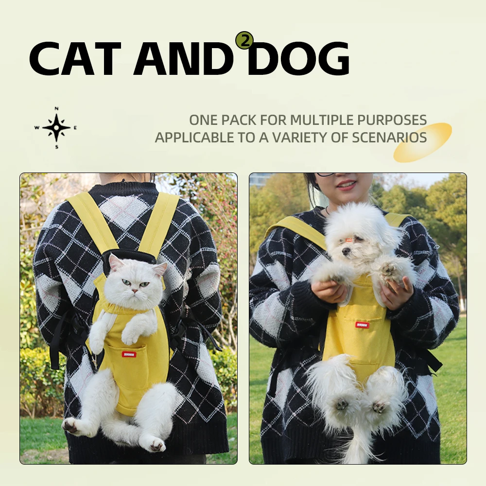 Portable Cat Bag Transporter Pet Outing Bag Travel Carrier Breathable Outcrop Pet Backpack Outdoor Comfort Dog Moving pet carrier bag pet carrier backpack pet bag