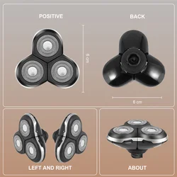 Shaver Head for Philips RQ12 RQ10 RQ11 RQ32 Norelco SensoTouch 3D Bulk RQ1250Cc RQ1260Cc RQ1290Cc RQ1150 RQ1130 RQ1175
