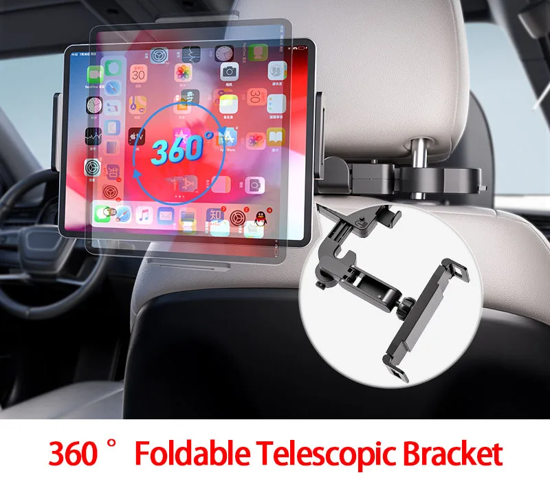Leather Car Seat Headrest Cushion Multi-Function Memory Foam Car Neck Pillow Adj