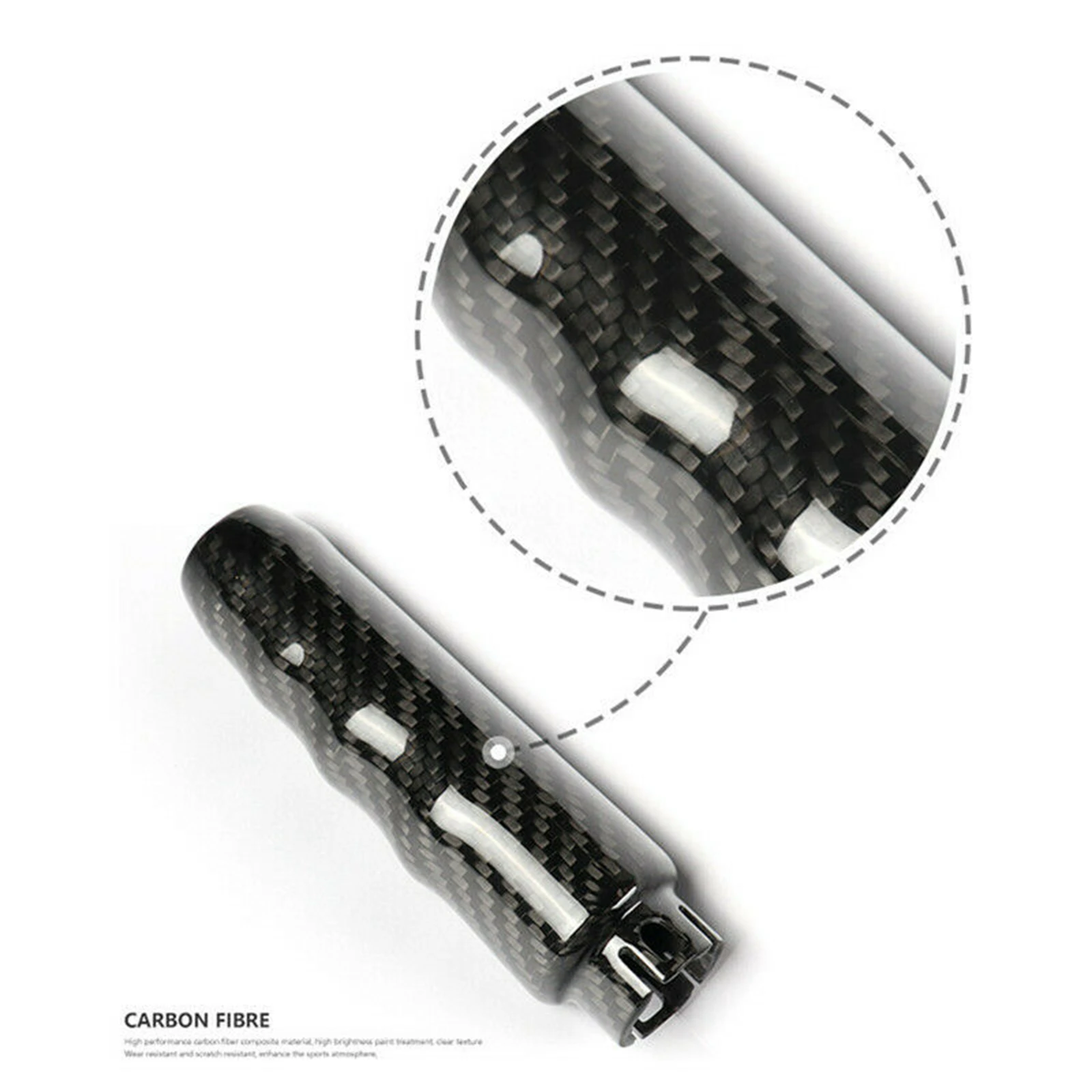 

Carbon Fiber Car Inner Handbrake Cover Repalcement For Mini F55 F56 2018 19