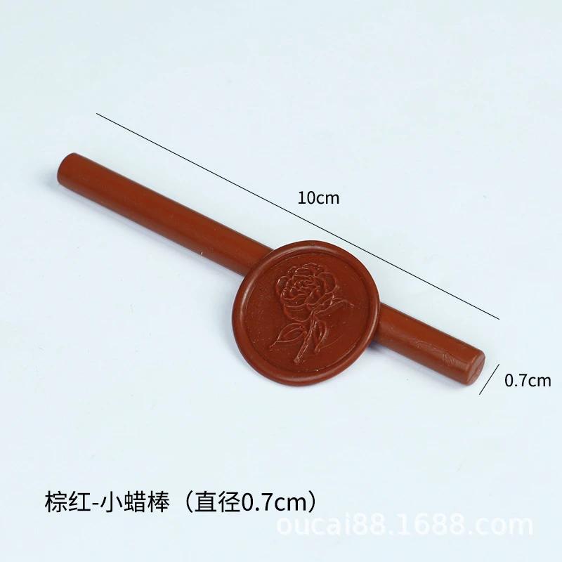 10Pcs Sealing Wax Stick Beads For Glue Gun Melt Craft Envelope Wedding Wax Sealing Stamp Making Tool 10cm long and 7mm diameter 