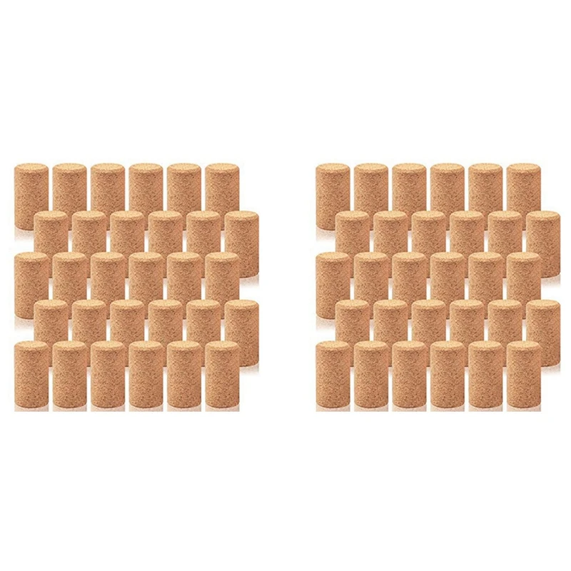 

100Pcs Straight Wood Cork Plugs,Wine Bottle Cork Stoppers Wine Corks For Wine Beer Bottles,Sealing Cap Beer Bottle Corks