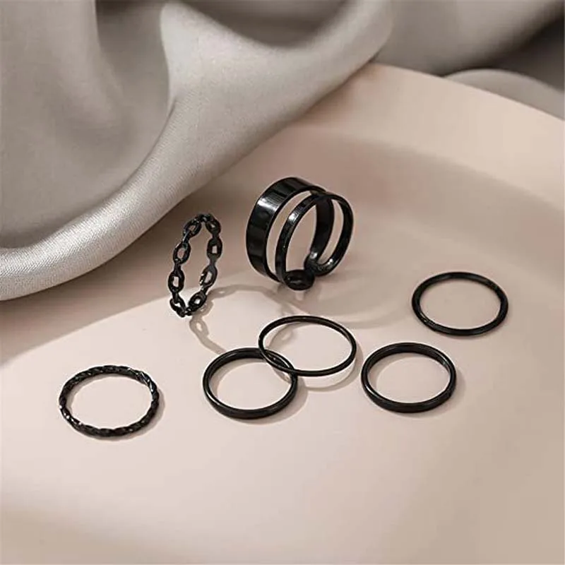 Finger Rings 7Pcs/set For Women