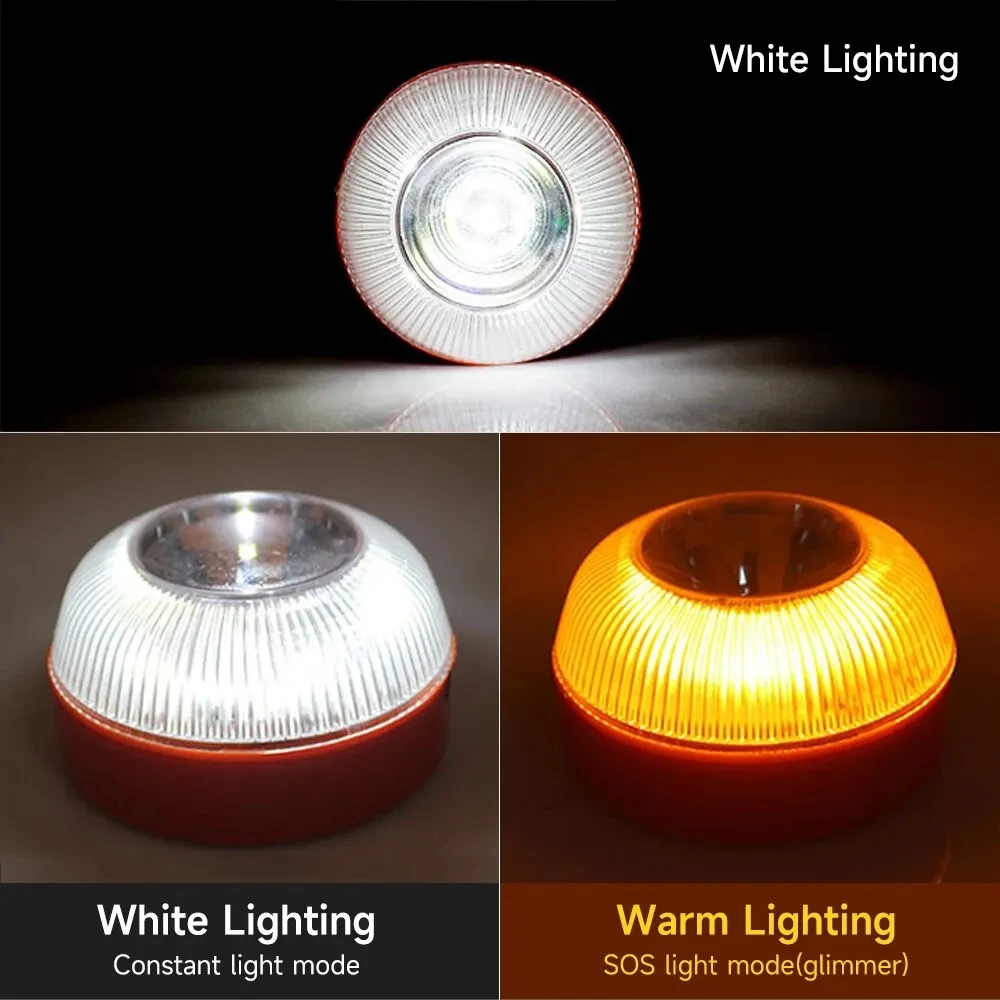 Led Rainproof Car Emergency Lights USB Rechargeable Stroboscopic Road Accident Lights Emergency Safety Accessories emergency light