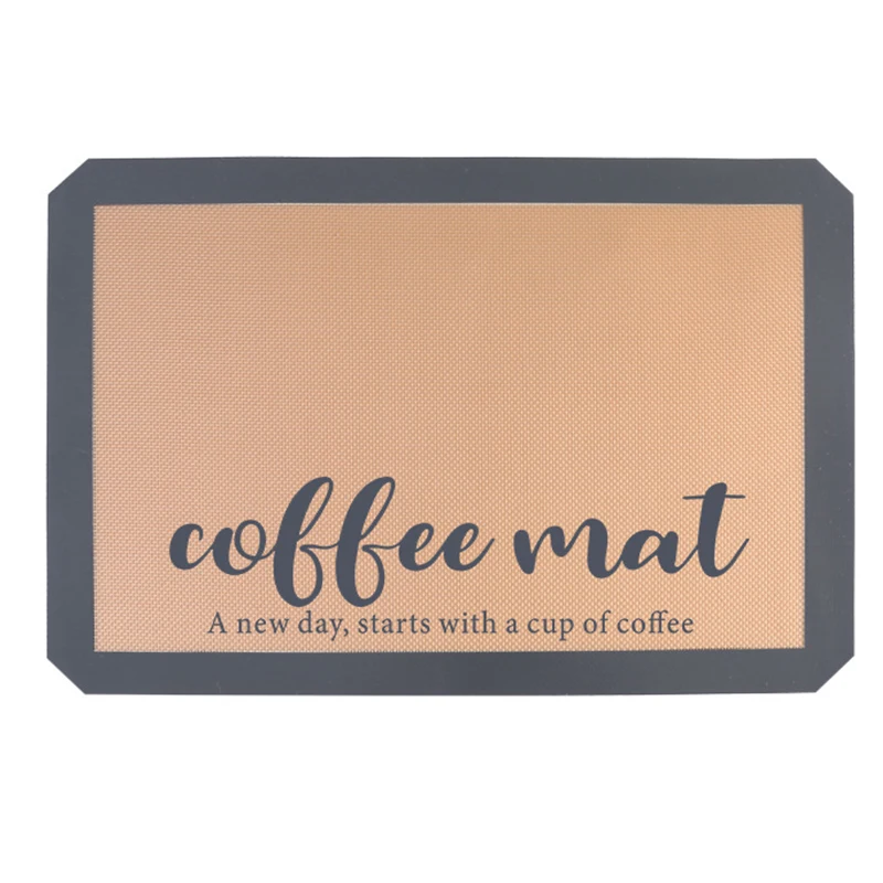 Silicone Coffee Maker Mat for Countertops, Waterproof Oilproof Coffee Bar AccessoriesTable Mat